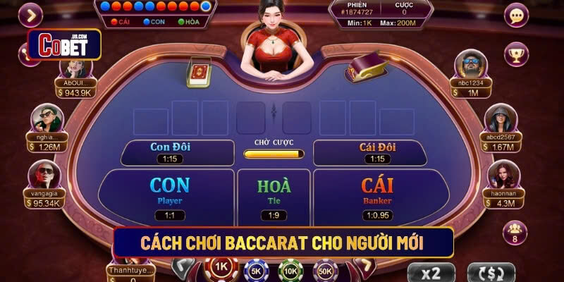 Cách chơi baccarat cho người mới