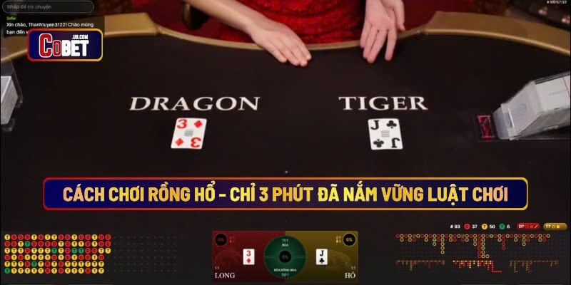 Cách chơi rồng hổ chỉ 3 phút đã nắm vững luật chơi