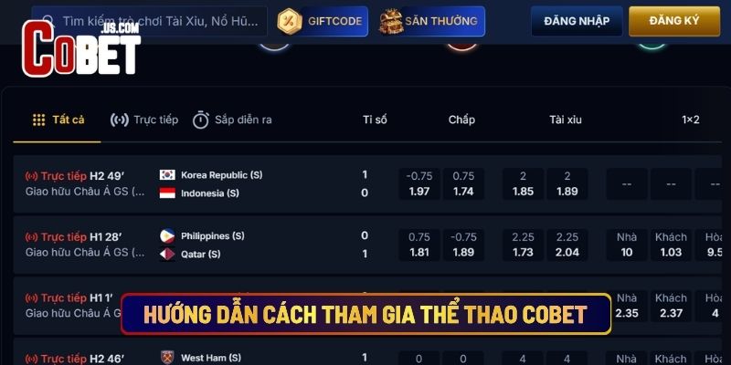 Hướng Dẫn Cách Tham Gia Thể Thao Cobet